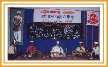 Promising Mridung player Shri. Dnyaneshwar Sawant and co-artists