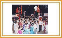 The Chaitrapadwa Sphurtiyatra march begins